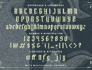 Yugitoy - Blackletter Font