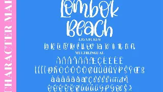 Lombok Beach Quirky font