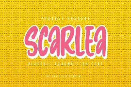 Scarlea - Playful Handwritten Font