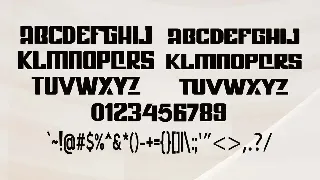 Sanbors - Bold Font