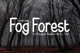 Flog forest font