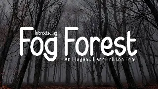 Flog forest font