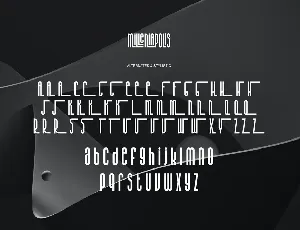 Milleniapolis - Futuristic Type font