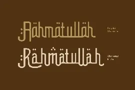 Korimmah - Arabic Style Typeface font