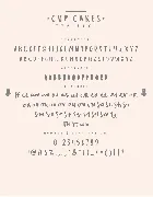 Cup Cakes font