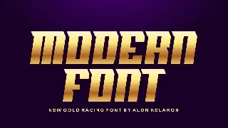 Speed Golden font