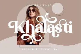 Khalasti Serif font