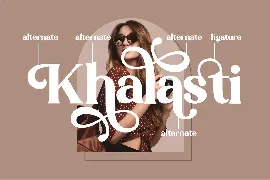 Khalasti Serif font