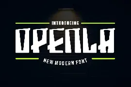 Openla font