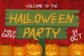 Shaky Halloween - Horror Display Font