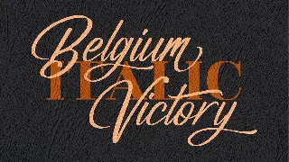 Belgium Victory Modern Script font