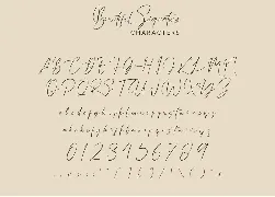 Bountiful Signature font