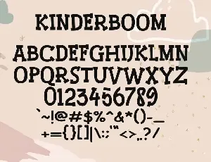 Kinderboom - Kids Font