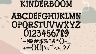 Kinderboom - Kids Font