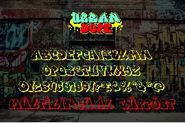 Urban Dope - Layered Graffiti Font