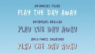 Bojangles Font Duo