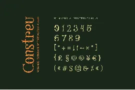 Constreu font