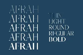 Afrah Serif Font Family Pack