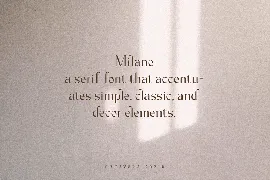 Milane - Classic Serif Font