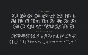 Old Skull font