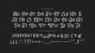 Old Skull font