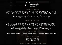 Indobrush Signature Brush font