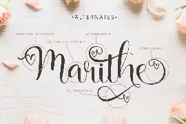 Marithe - Beautiful Modern Calligraphy font