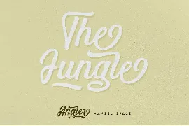 Angler â€“ Modern Script Font