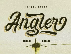 Angler â€“ Modern Script Font