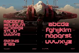 NCL Robowapix - Cyberpunk Futuristic Techno Font