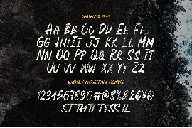 Huberto Street rush Font