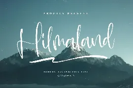 Hilmaland Modern Handwritten Font