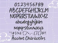 One Crayon Brush Font