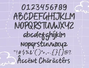 One Crayon Brush Font