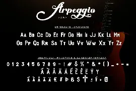 Arpeggio font