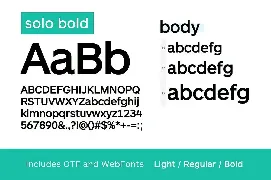 SOLO - Authentic Sans-Serif Typeface + WebFonts