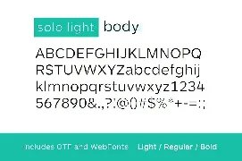 SOLO - Authentic Sans-Serif Typeface + WebFonts