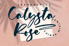 Calysta Rose Script font