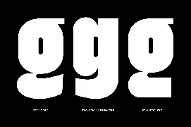 Rafigen - Display font