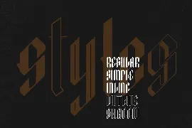 Kingslayer - Modern Blackletter Font