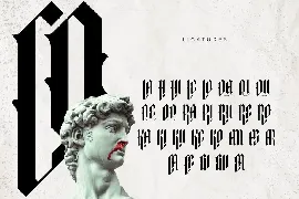 Kingslayer - Modern Blackletter Font