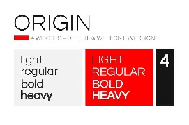 ORIGIN - Modern Sans-Serif Typeface + Web Fonts