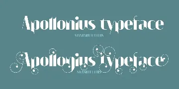 Apollonius font