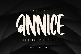 Annice - Bold Handwritten Font