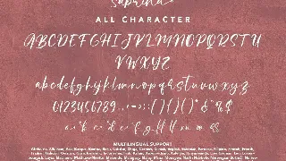 Sabrina - Beautiful Calligraphy Font