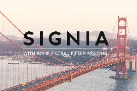 SIGNIA Pro Modern Typeface + WebFont