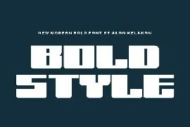 The Bolder font