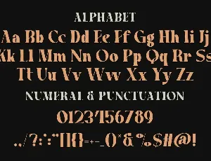 Batamy - A Modern Display Font