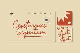 Crustaceans Signature font