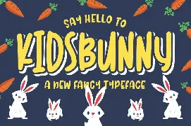 Kidsbunny - a Playful Font